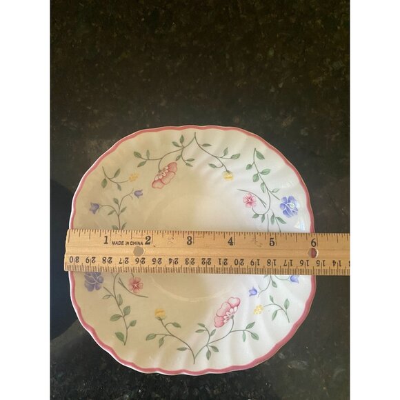 Johnson Brothers "Summer Chintz" 6 Inch Square Cereal Bowls, (Qty. 2), Japan - Picture 6 of 8